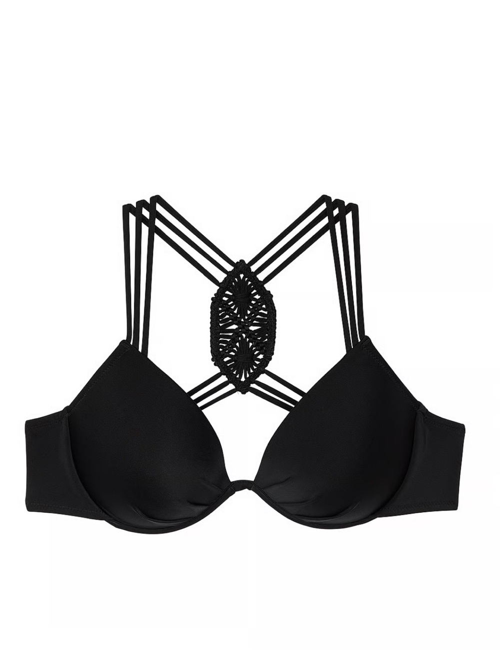 Archived Victoria Secret Macramé Push Up Bikini Top